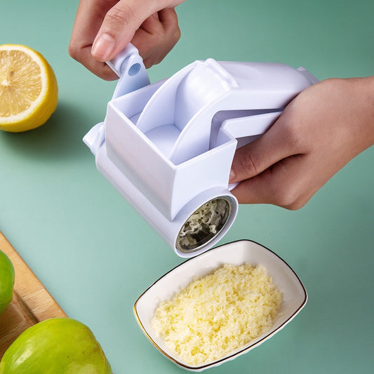 Rotierender Miniaturkäsereibe aus Edelstahl für harte Käse und Nüsse
