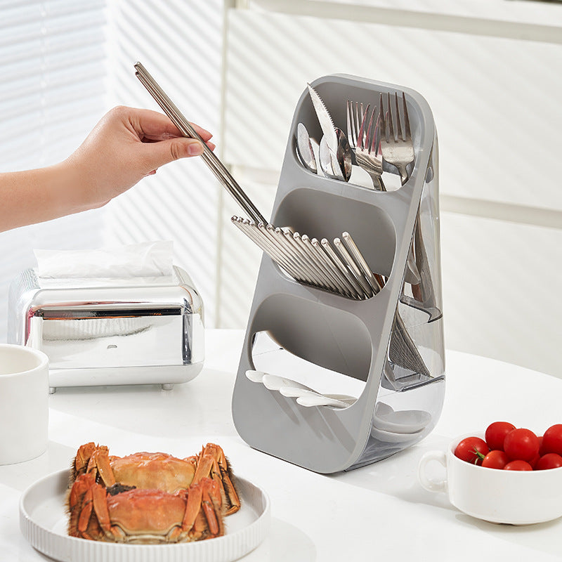 Multifunktionaler Stäbchenorganizer mit Fächern