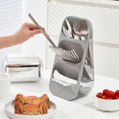 Multifunktionaler Stäbchenorganizer mit Fächern