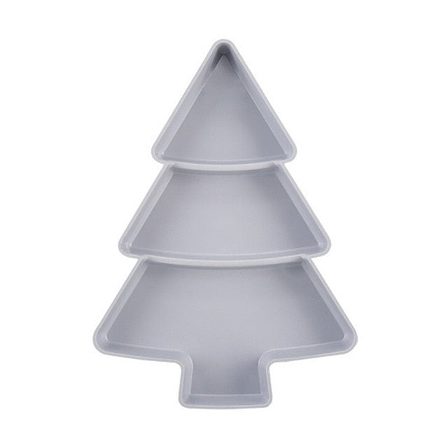 Weihnachtsbaum-förmige Servierschale für Snacks und Nüsse