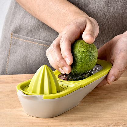 2-in-1 Entsafter und Raspel für die Küche