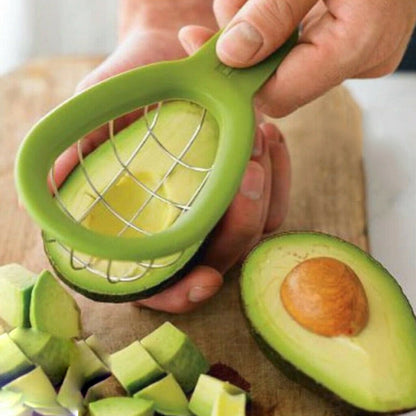 Edelstahl-Avocado- und Obstschneider