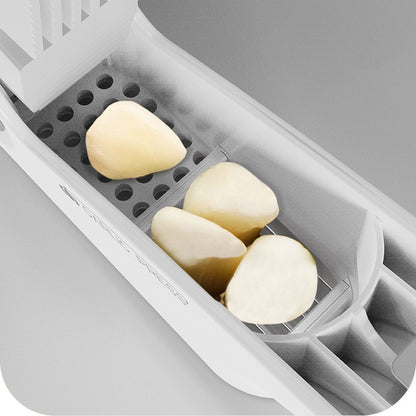 4-in-1 Knoblauchpresse und -hobel mit ergonomischem Griff