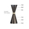 Black Gold-Plated Jigger 30/45ml