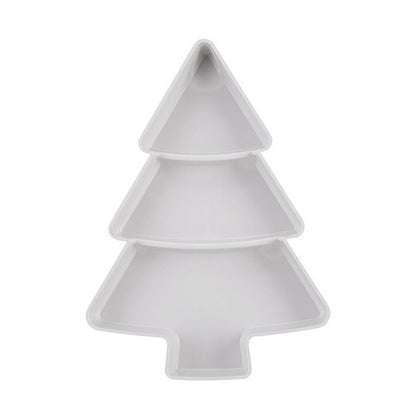Weihnachtsbaum-förmige Servierschale für Snacks und Nüsse