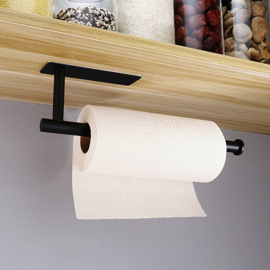 Edelstahl-Küchenrollenhalter mit Lochdesign für Schrank