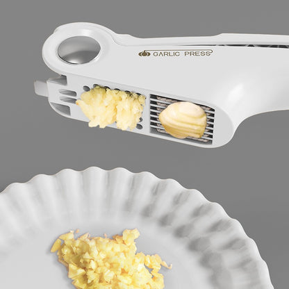 4-in-1 Knoblauchpresse und -hobel mit ergonomischem Griff