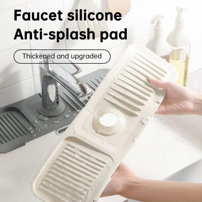 Spritzschutzmatte für Wasserhahn und Spülbecken