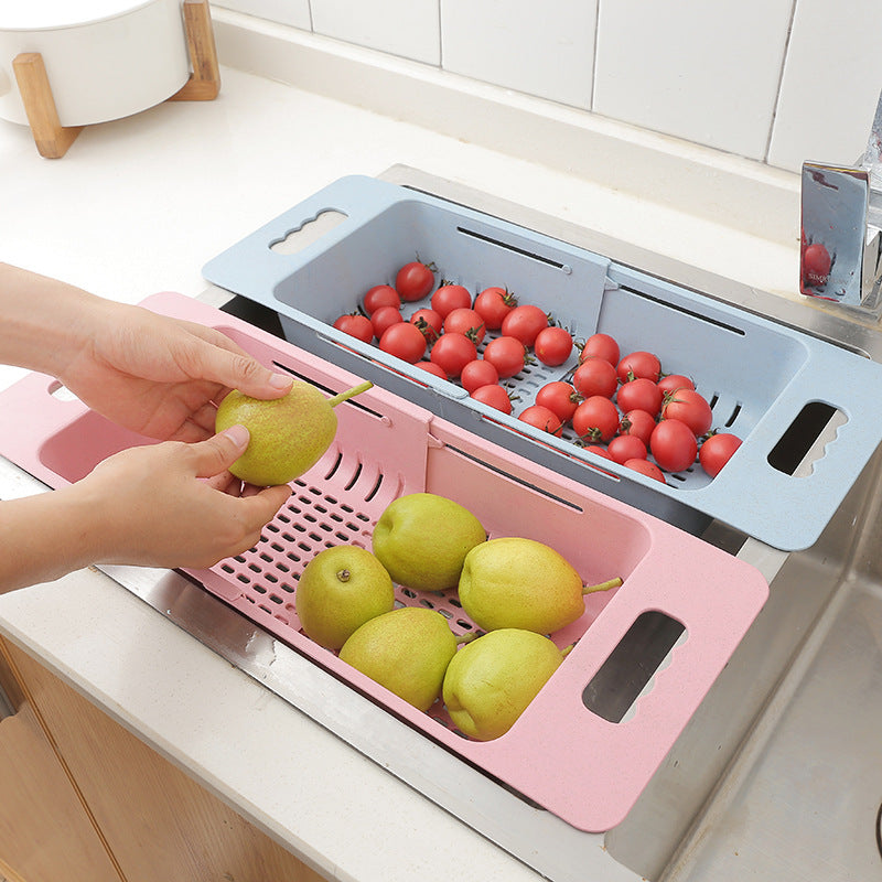 Ausziehbarer Spülbecken-Obst- und Gemüsekorb