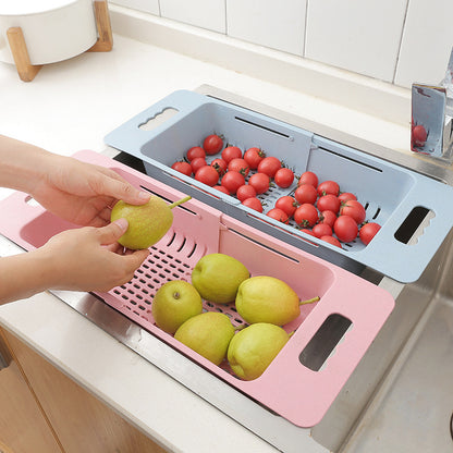 Ausziehbarer Spülbecken-Obst- und Gemüsekorb