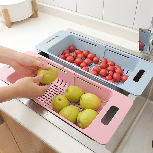 Ausziehbarer Spülbecken-Obst- und Gemüsekorb