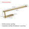 Plate Type Elongated Round Gold