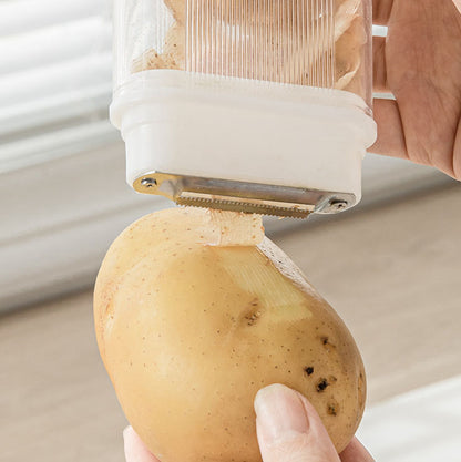 Multifunktionsmesser zum Schälen von Kartoffeln und Obst mit Box