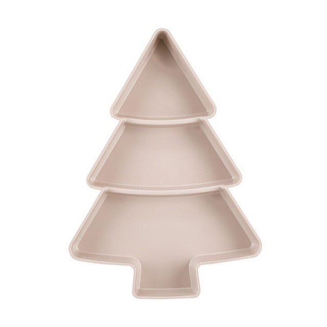 Weihnachtsbaum-förmige Servierschale für Snacks und Nüsse