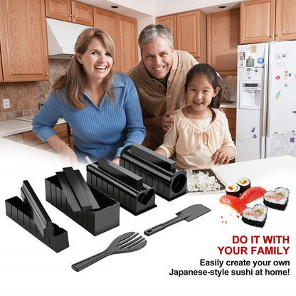 DIY Sushi-Set mit Reisformen und Werkzeugen