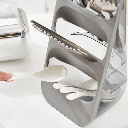 Multifunktionaler Stäbchenorganizer mit Fächern