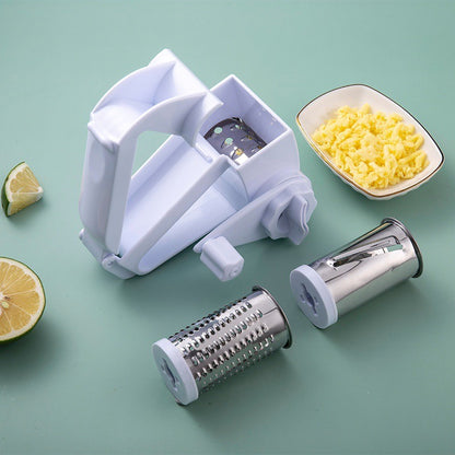 Rotierender Miniaturkäsereibe aus Edelstahl für harte Käse und Nüsse