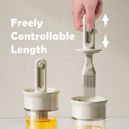 Teleskop-Backpinsel mit hitzebeständiger Flasche