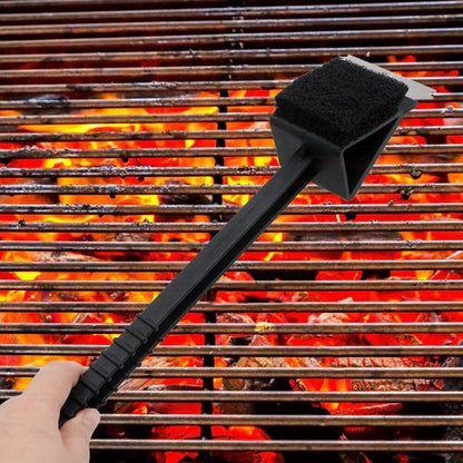 3-in-1 Grillreinigungsbürste mit langem Griff