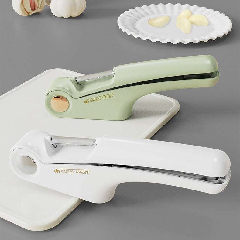 4-in-1 Knoblauchpresse und -hobel mit ergonomischem Griff