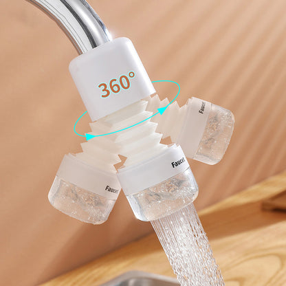 360°-Schwenkbarer Wasserhahn-Spritzschutz-Aufsatz mit Filter