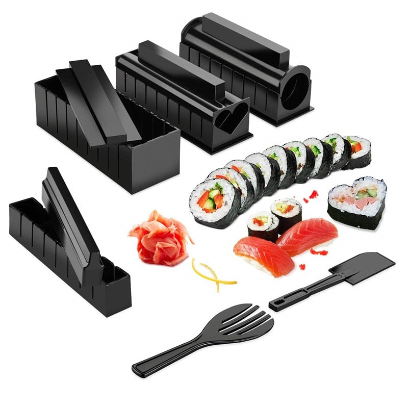 DIY Sushi-Set mit Reisformen und Werkzeugen