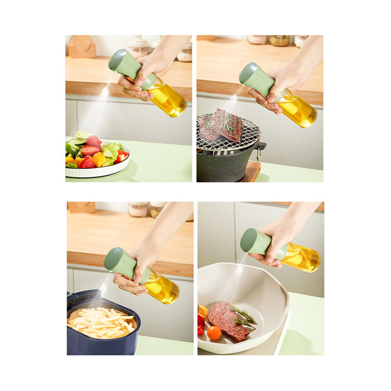 Doppelrohr-Sprühflasche aus Glas für Grill und Airfryer
